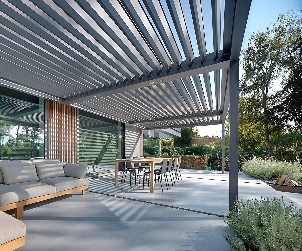 Pergola Bioclimatic B200 MAF с фиксированными ламелями — VitSun